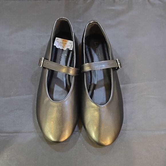 BRAND NEW WILD DIVA LOUNGS MARY-JANE SLIP-ON WOMEN"S FLAT - Picture 2 of 13